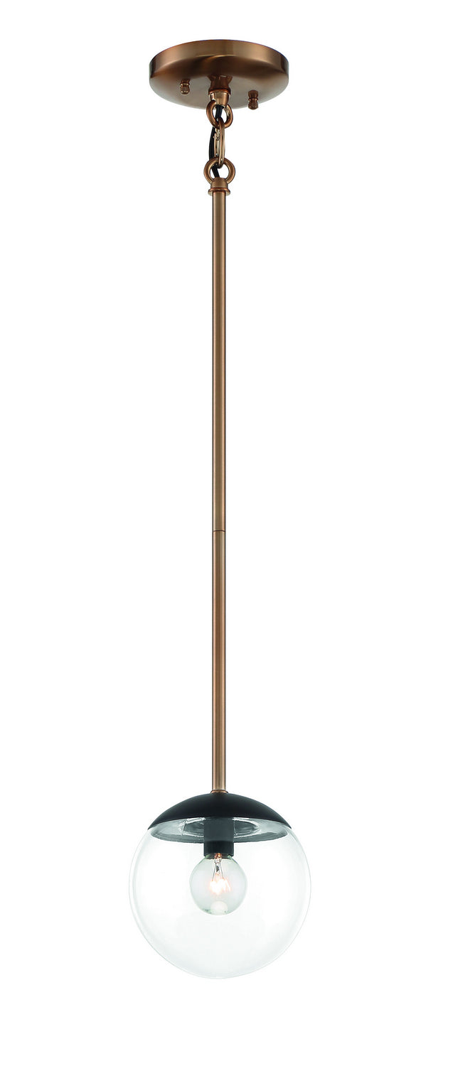 George Kovacs Outer Limits P1501-416 Pendant Light - Painted Bronze W/Natural Brush