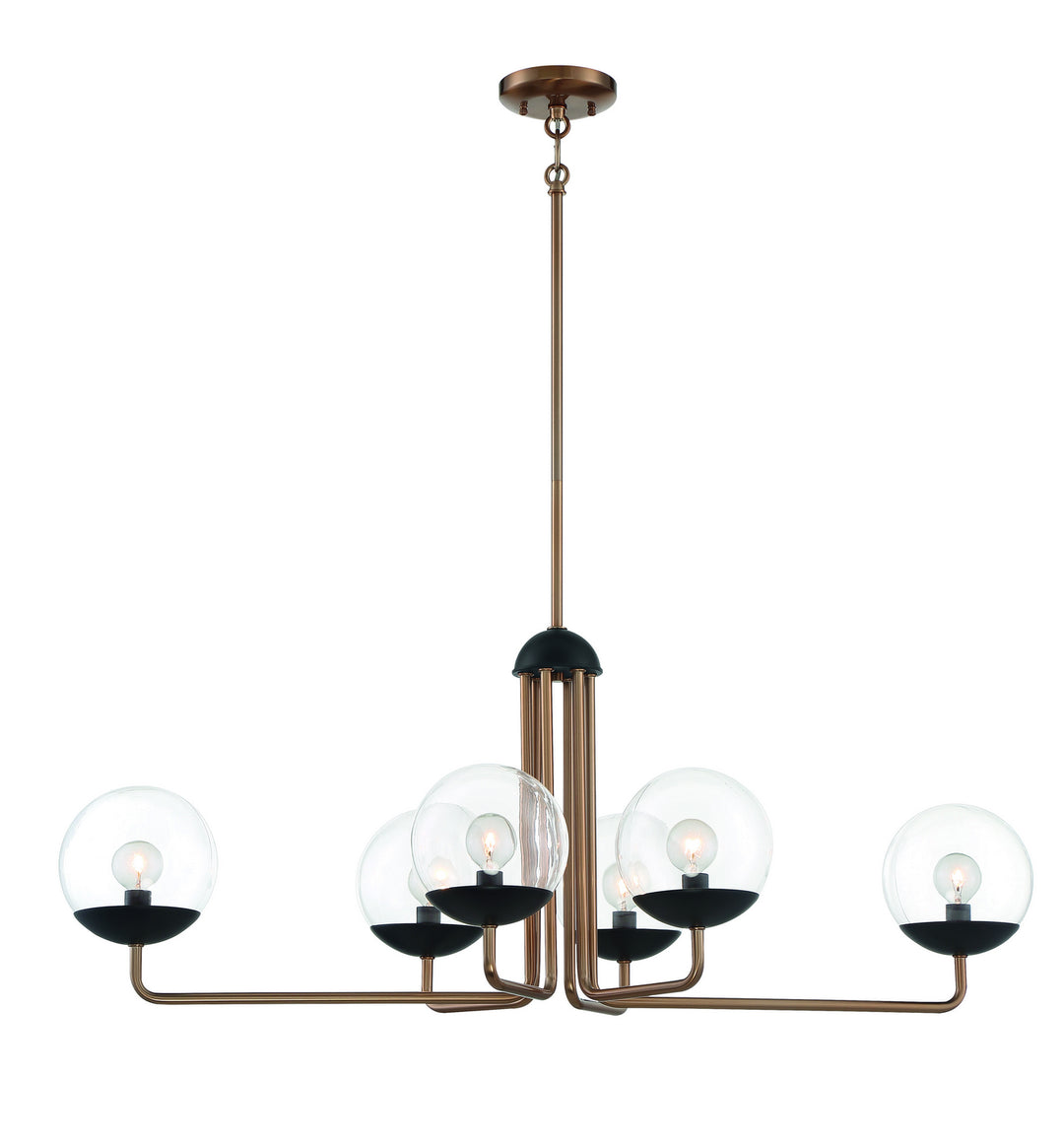 George Kovacs Outer Limits P1506-416 Pendant Light - Painted Bronze W/Natural Brush