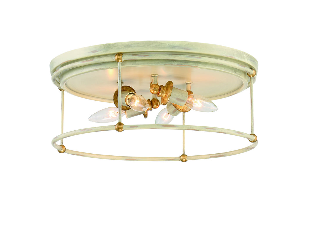 Minka-Lavery Westchester County 1040-701 Ceiling Light - Farm House White With Gilded G