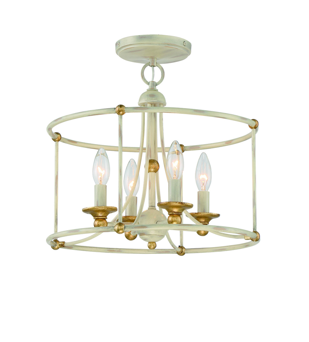 Minka-Lavery Westchester County 1049-701 Chandelier Light - Farm House White With Gilded G