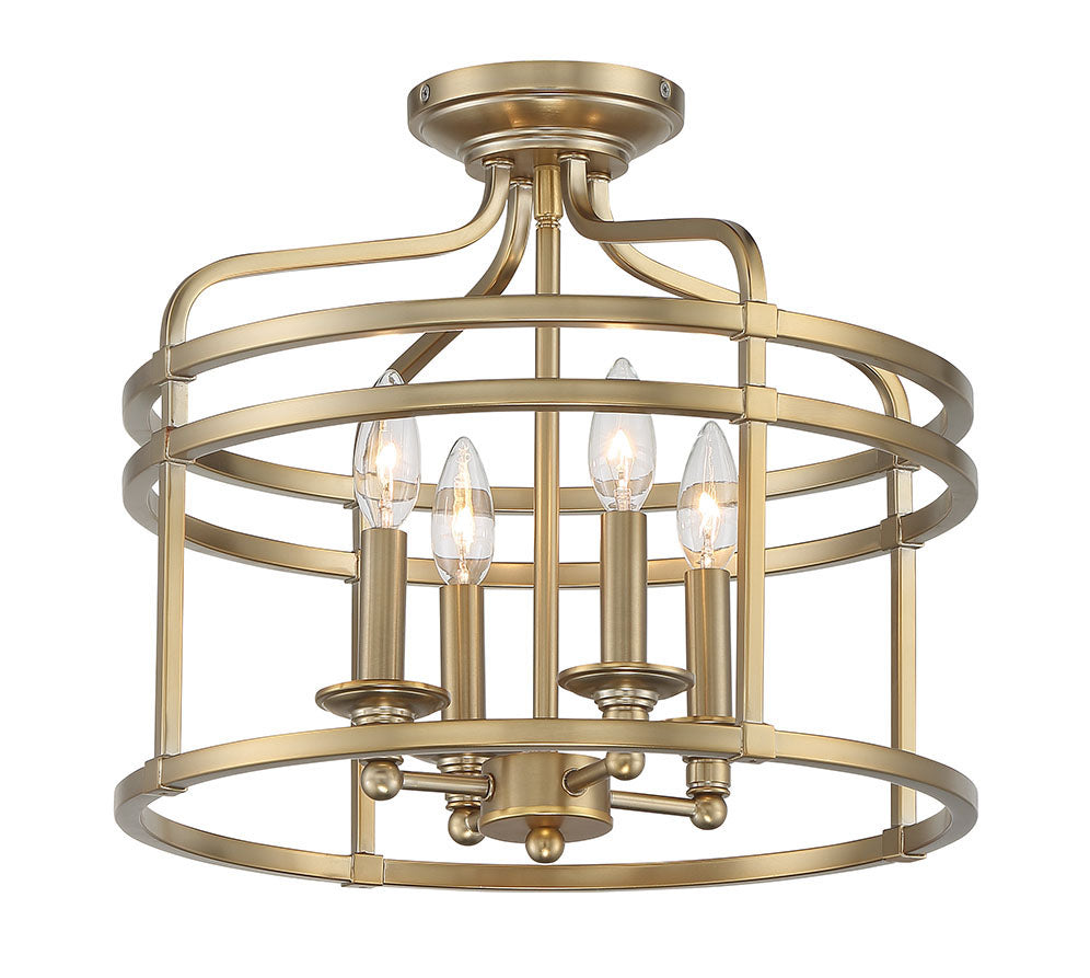 Minka-Lavery Covent Park 1094-740 Ceiling Light - Brushed Honey Gold