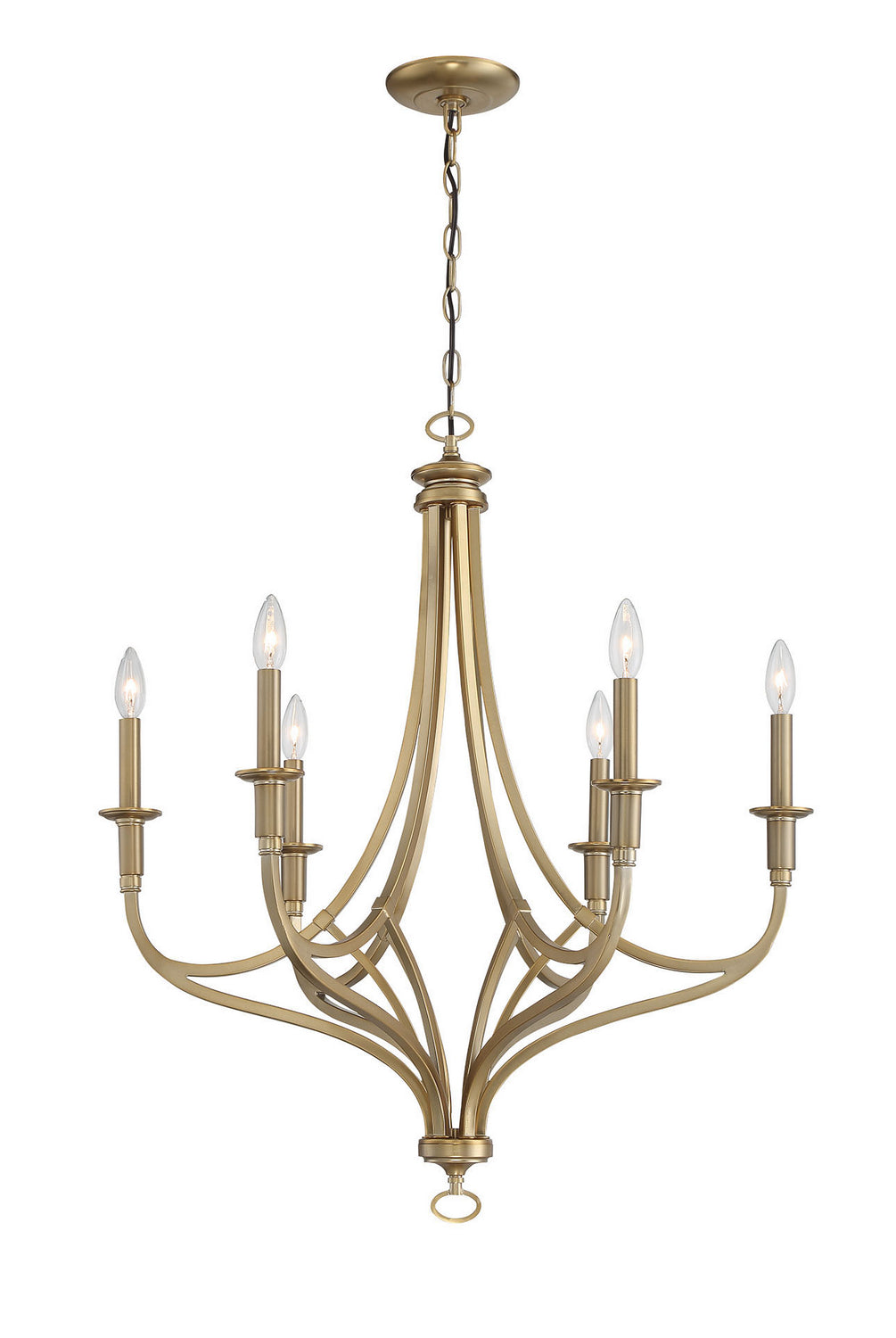 Minka-Lavery Covent Park 1096-740 Chandelier Light - Brushed Honey Gold