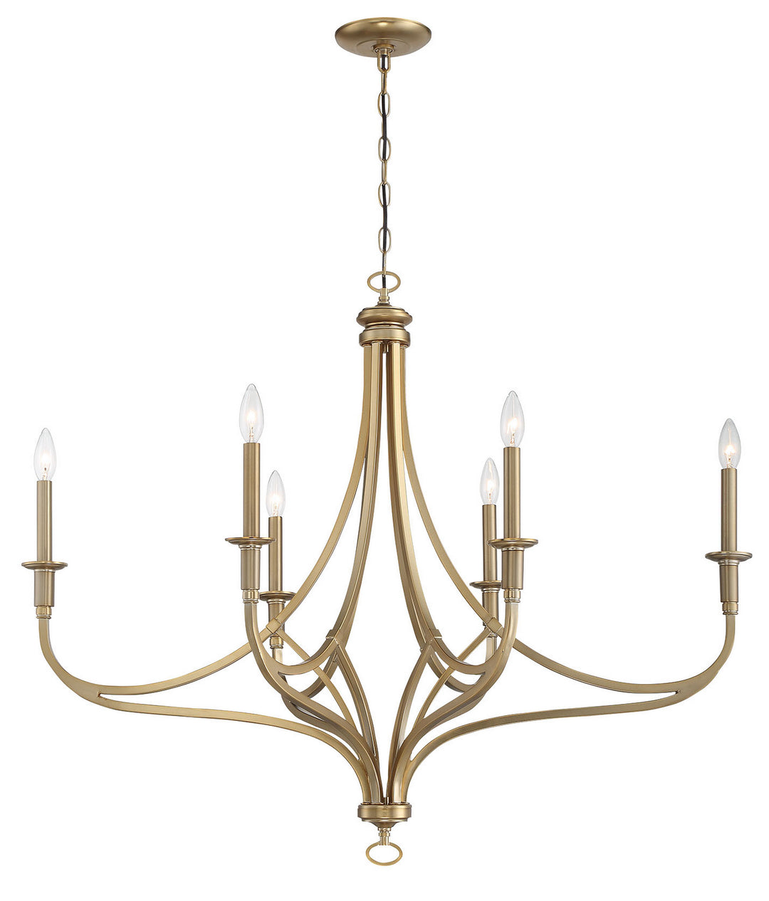 Minka-Lavery Covent Park 1097-740 Chandelier Light - Brushed Honey Gold