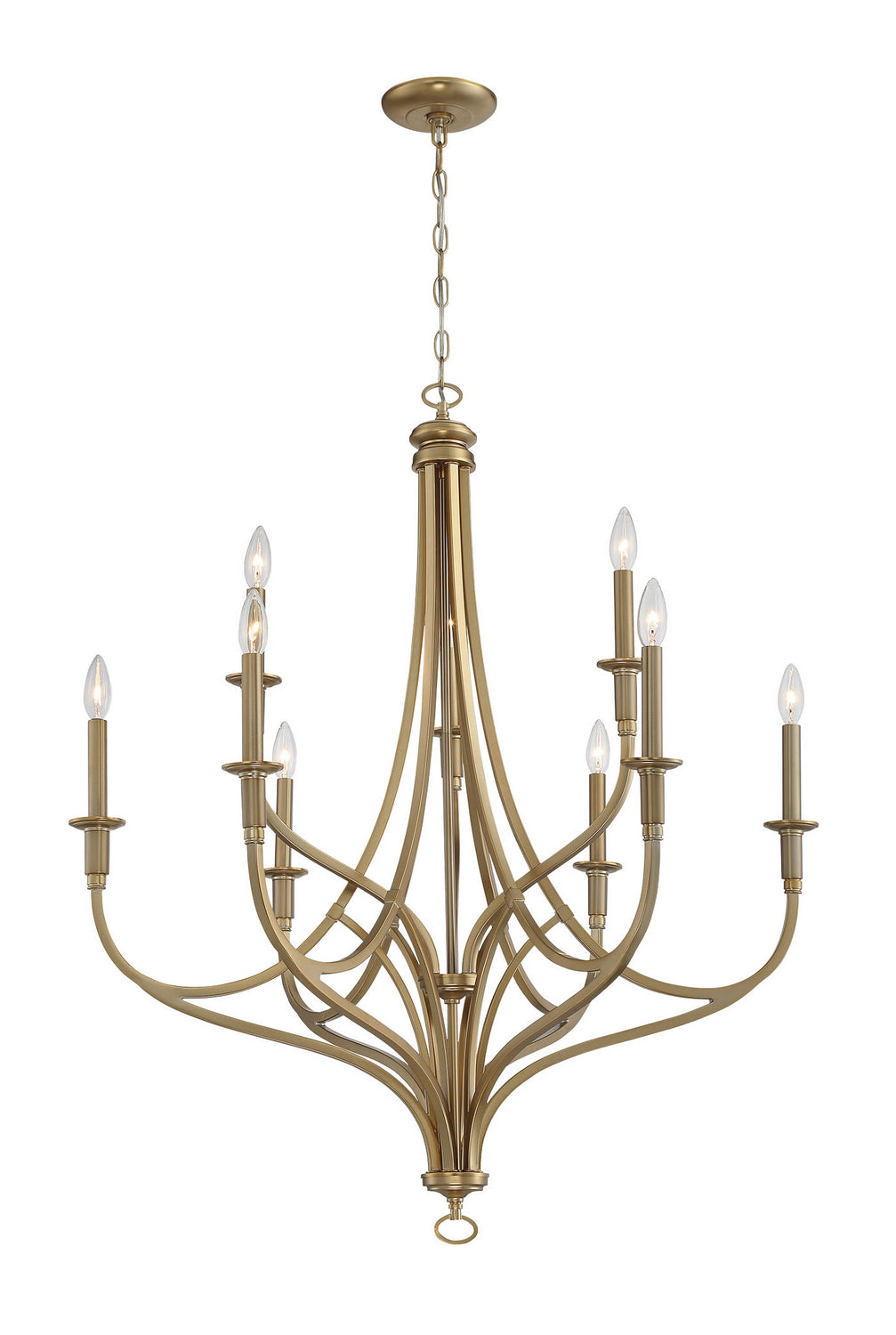 Minka-Lavery Covent Park 1099-740 Chandelier Light - Brushed Honey Gold