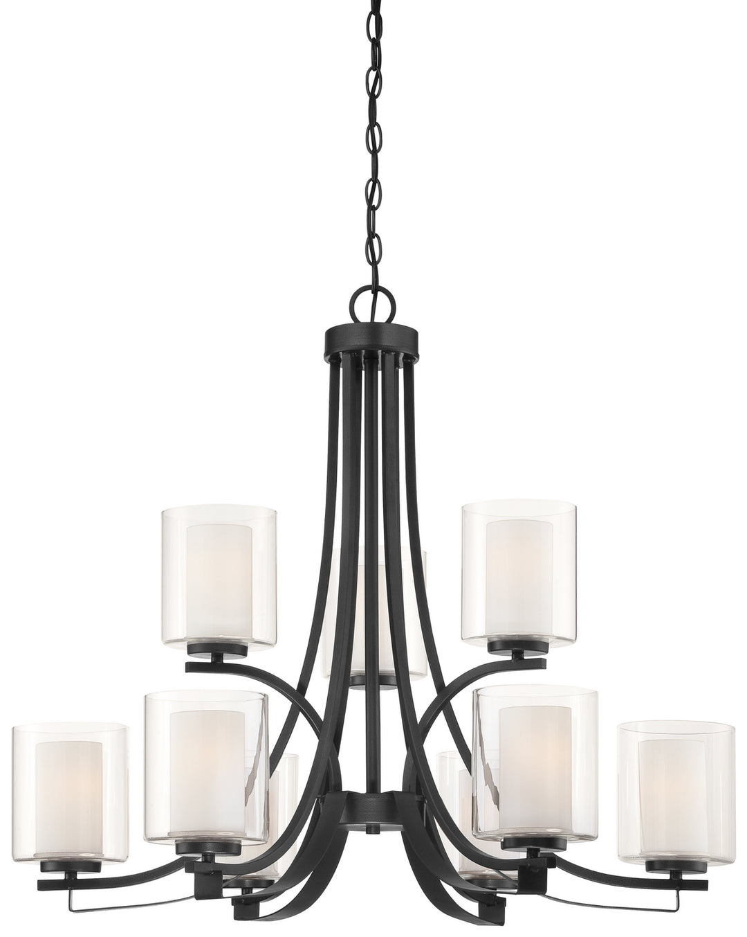 Minka-Lavery Parsons Studio 4109-66 Chandelier Light - Sand Coal