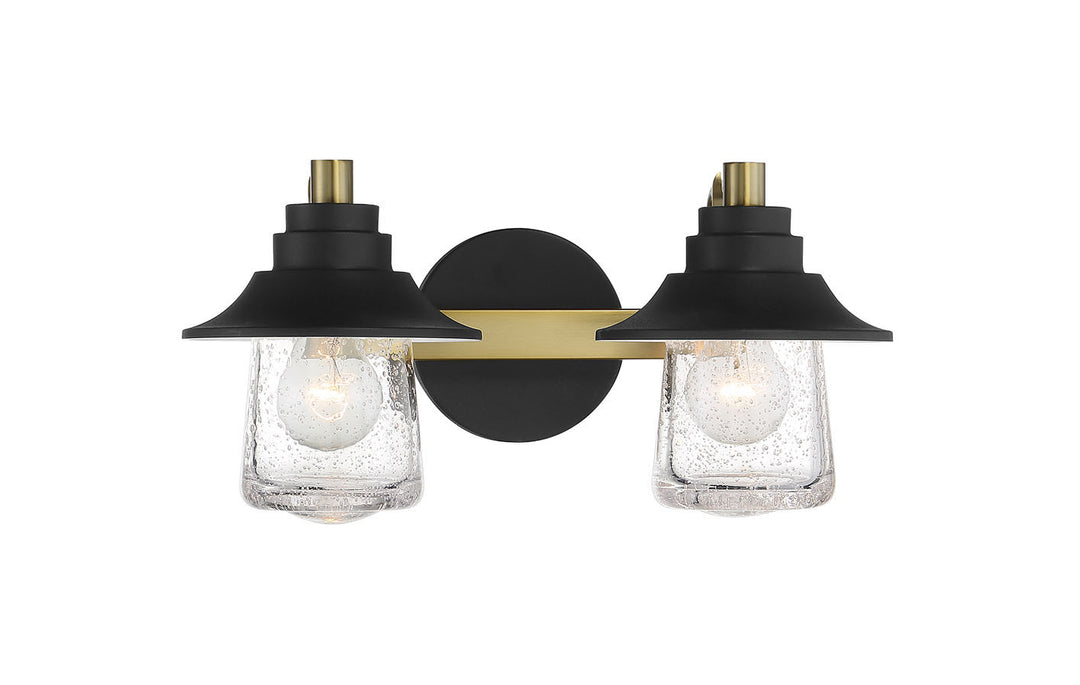 Minka-Lavery Westfield Manor 4892-685 Bath Vanity Light 16 in. wide - Sand Coal W/ Soft Brass