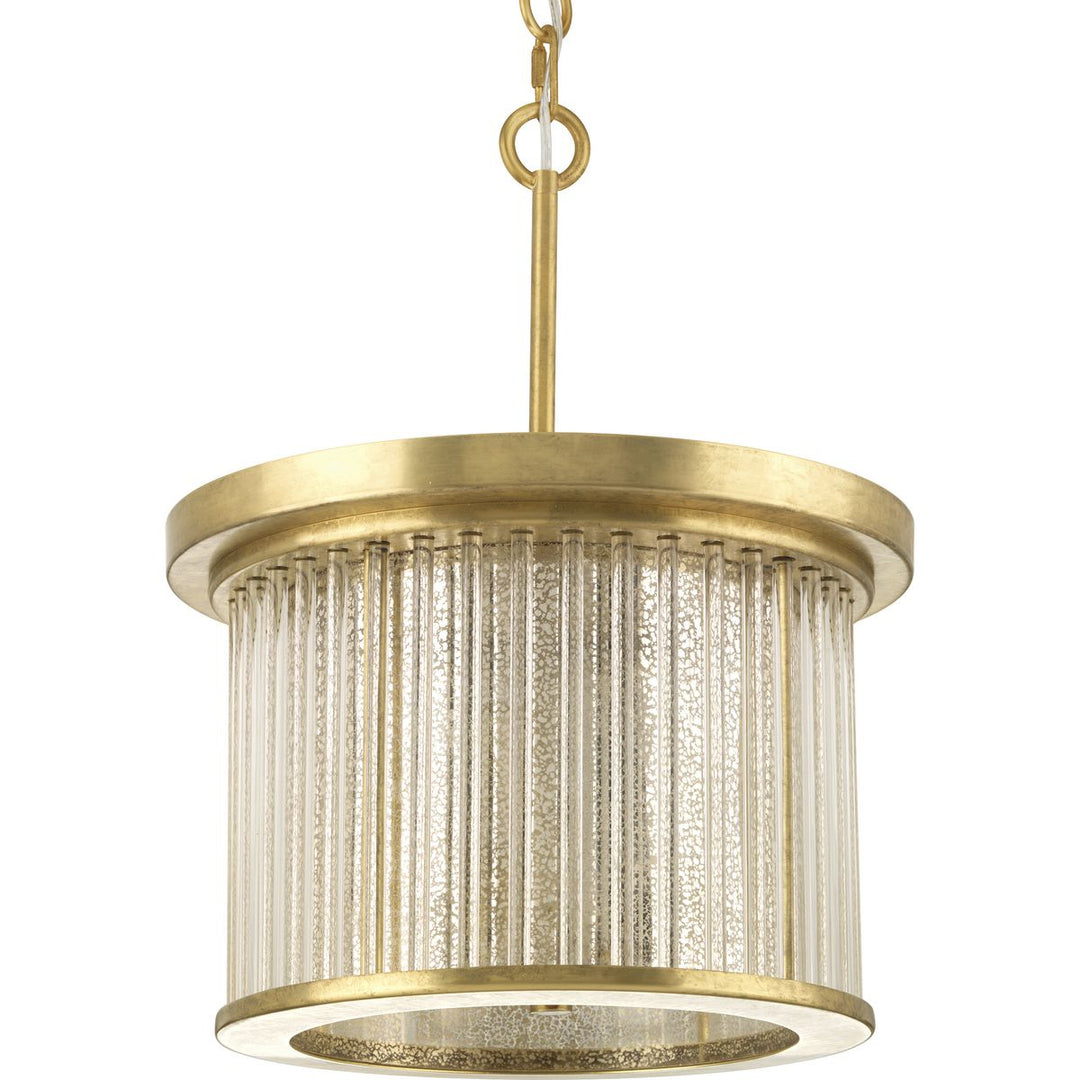 Progress Point Dume-Sequit Point P350142-160 Chandelier Light - Brushed Brass