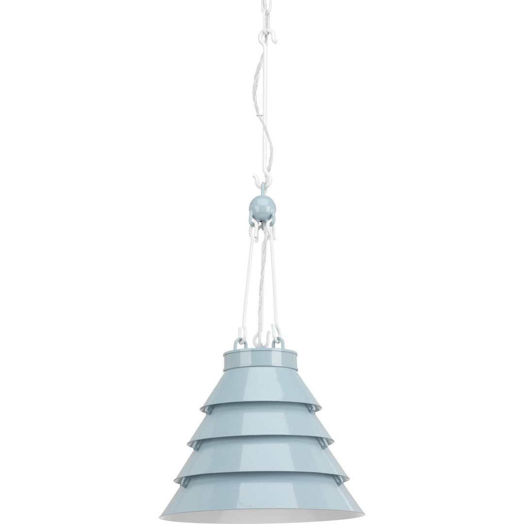 Progress Point Dume-Surfrider P500199-162 Pendant Light - Matte Blue Enamel
