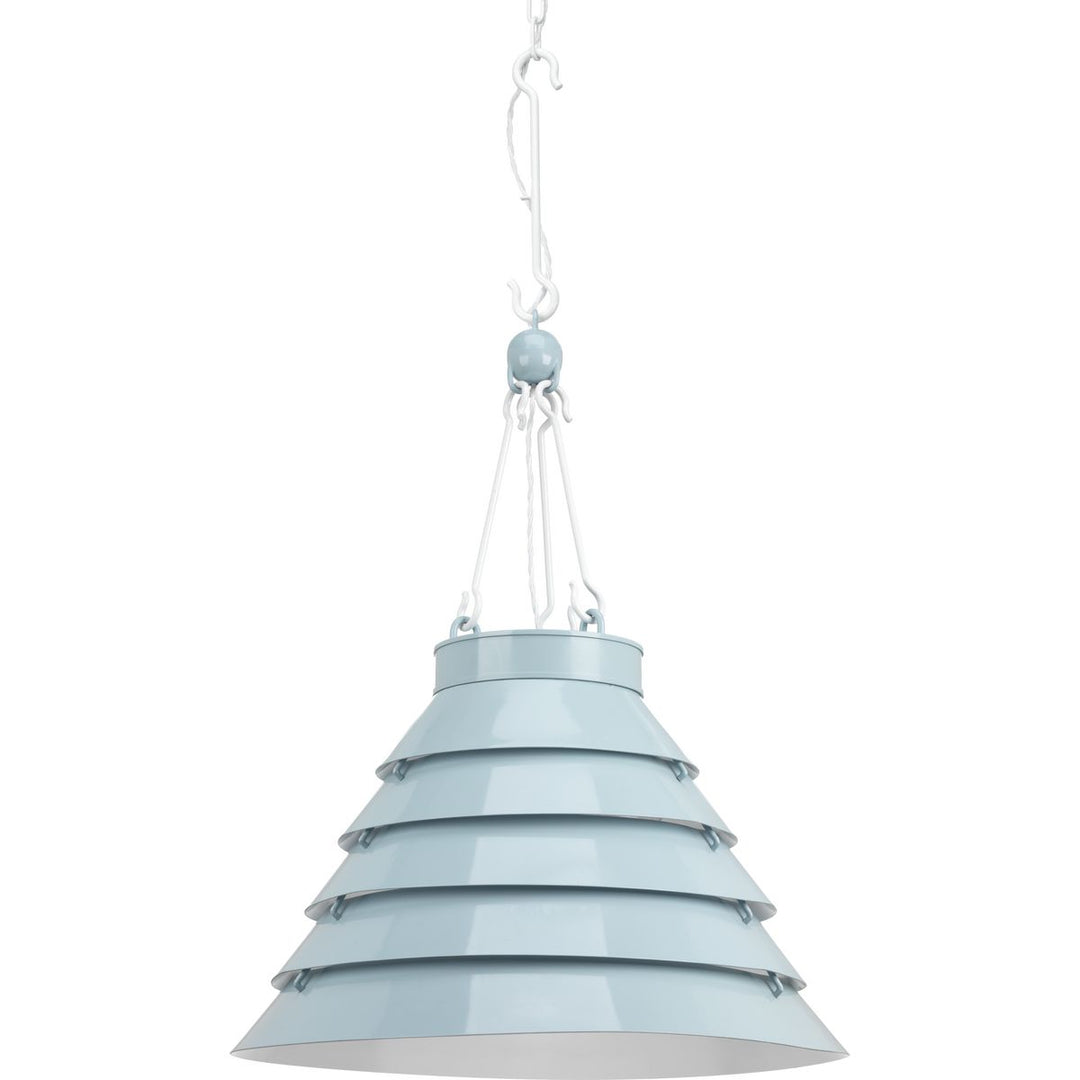 Progress Point Dume-Surfrider P500200-162 Pendant Light - Matte Blue Enamel