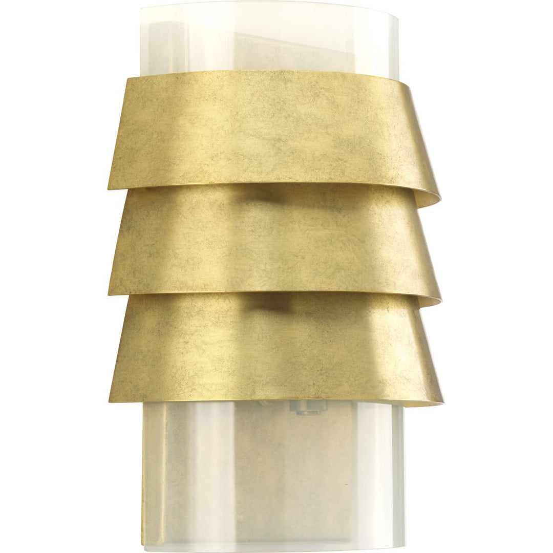 Progress Point Dume-Sandbar P710068-160 Wall Light - Brushed Brass