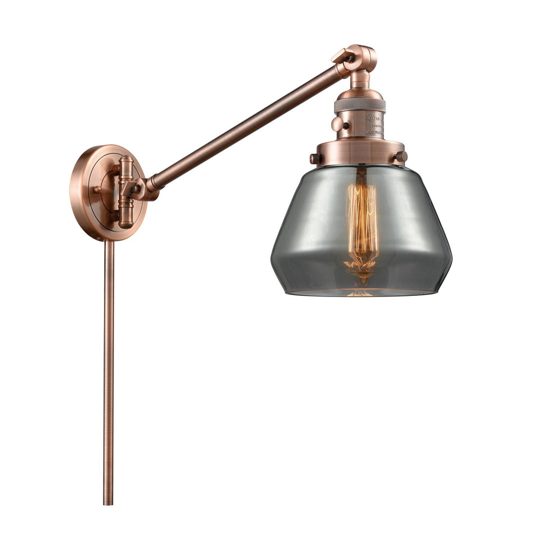 Innovations Lighting 237-AC-G173  Franklin Restoration Lamp Antique Copper