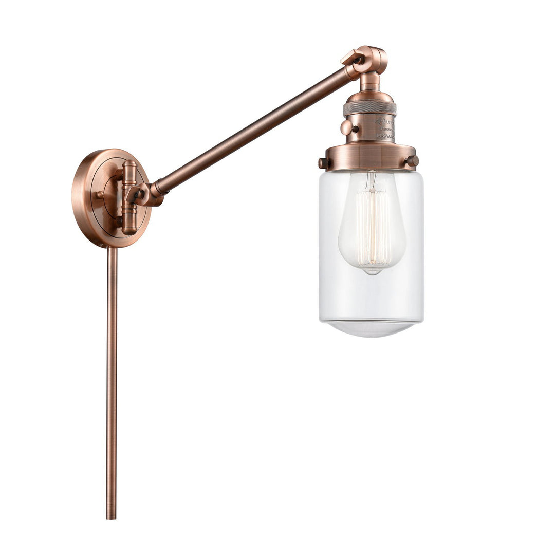 Innovations Lighting 237-AC-G312 Modern Franklin Restoration Lamp Antique Copper