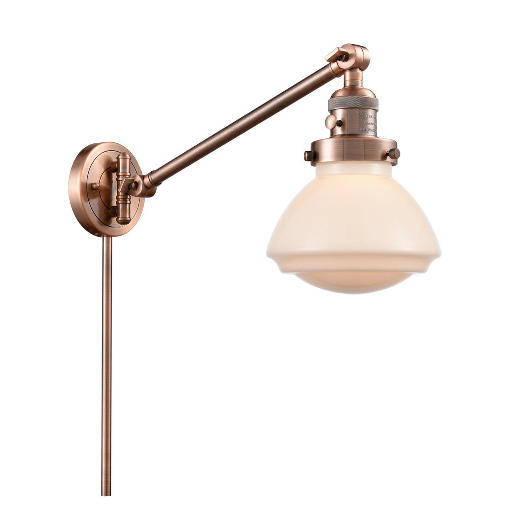 Innovations Lighting 237-AC-G321  Franklin Restoration Lamp Antique Copper