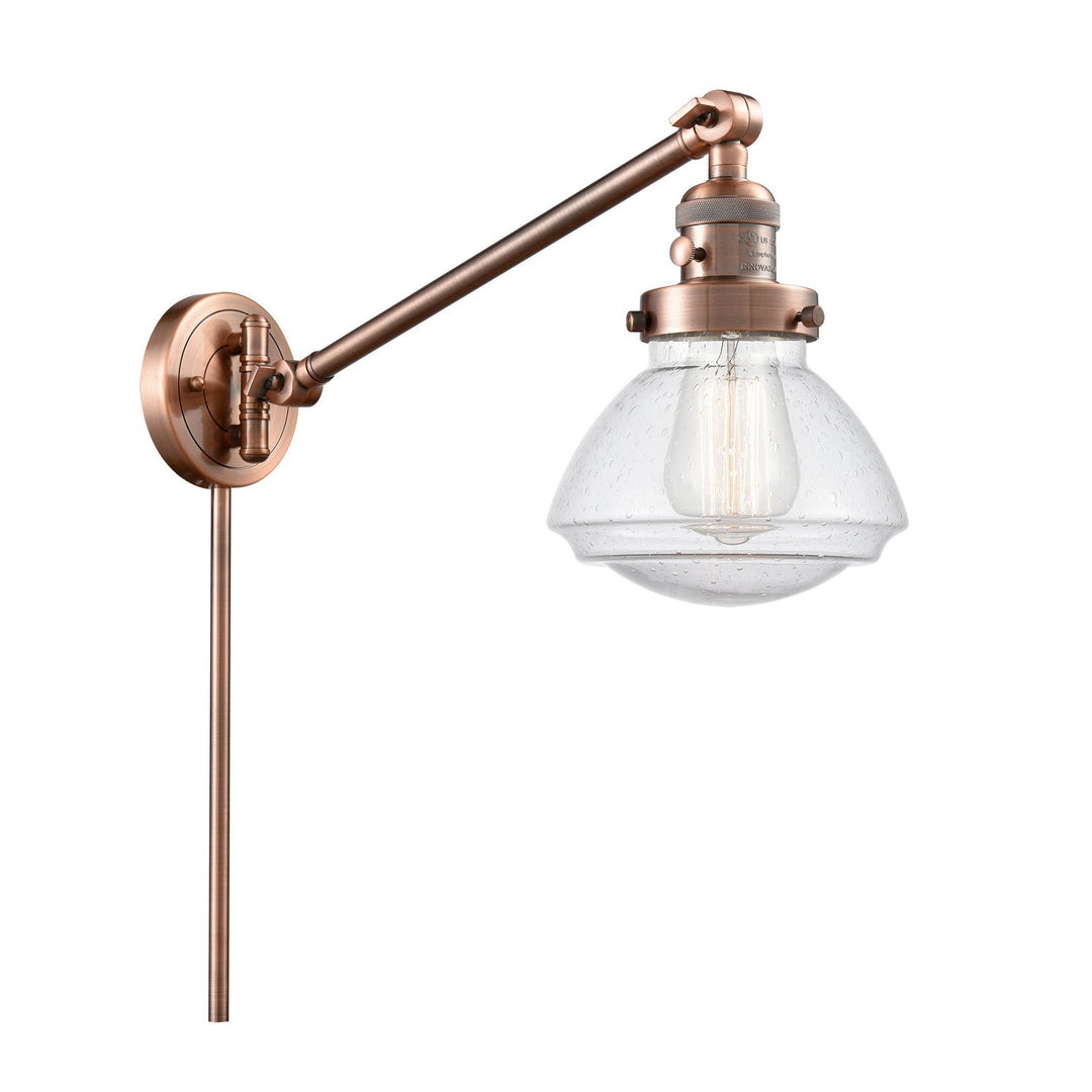 Innovations Lighting 237-AC-G324  Franklin Restoration Lamp Antique Copper