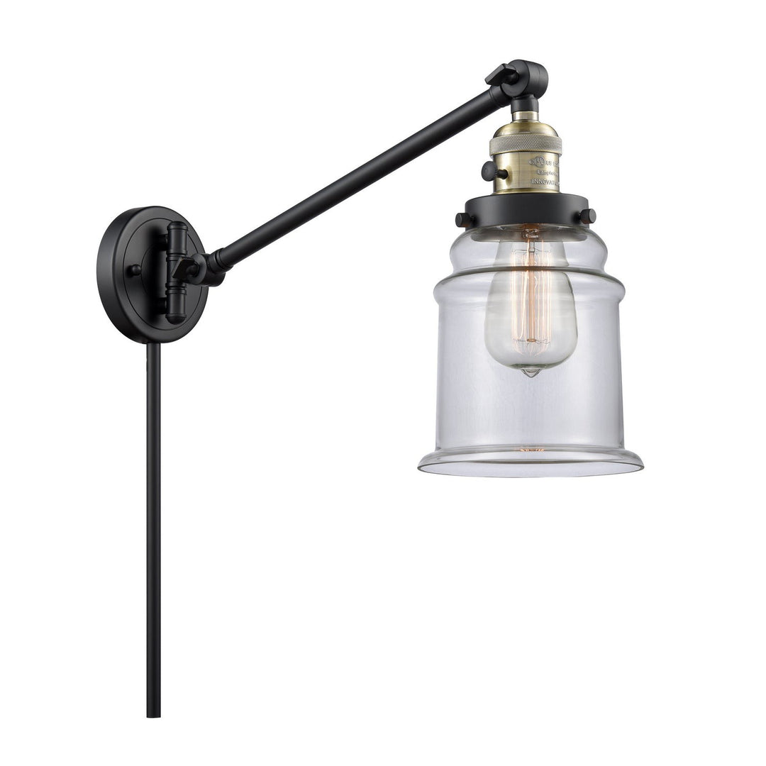 Innovations Lighting 237-BAB-G182  Franklin Restoration Lamp Black Antique Brass