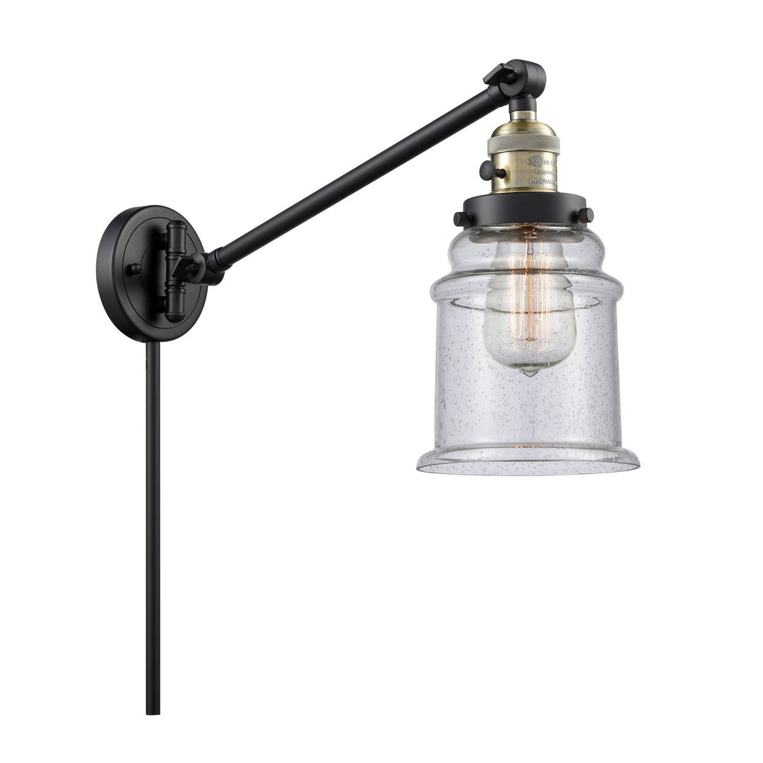 Innovations Lighting 237-BAB-G184  Franklin Restoration Lamp Black Antique Brass