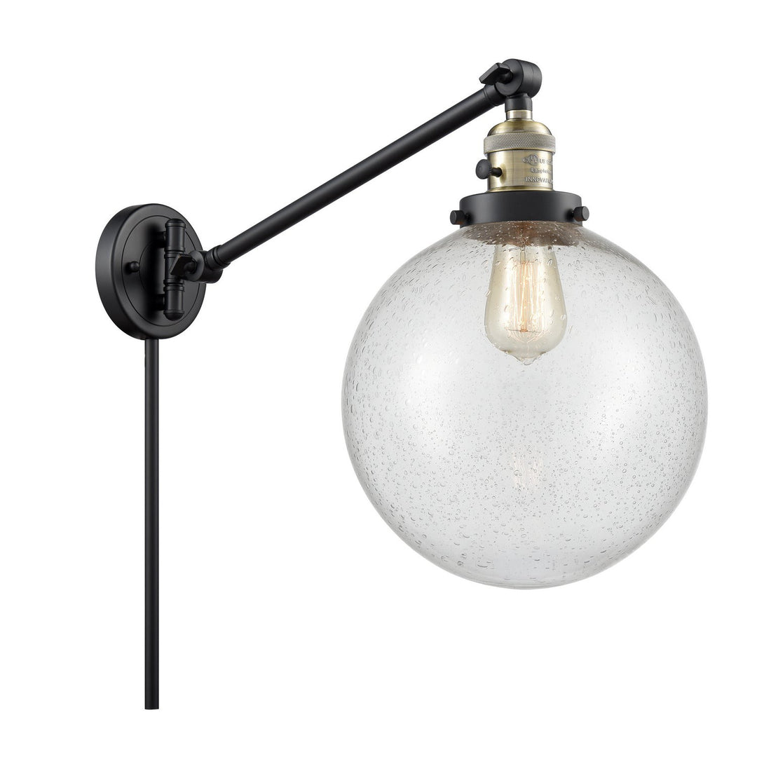 Innovations Lighting 237-BAB-G204-10 Modern Franklin Restoration Lamp Black Antique Brass