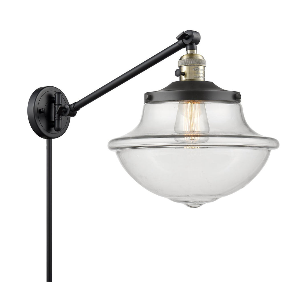 Innovations Lighting 237-BAB-G542  Franklin Restoration Lamp Black Antique Brass