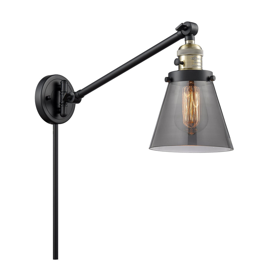 Innovations Lighting 237-BAB-G63  Franklin Restoration Lamp Black Antique Brass