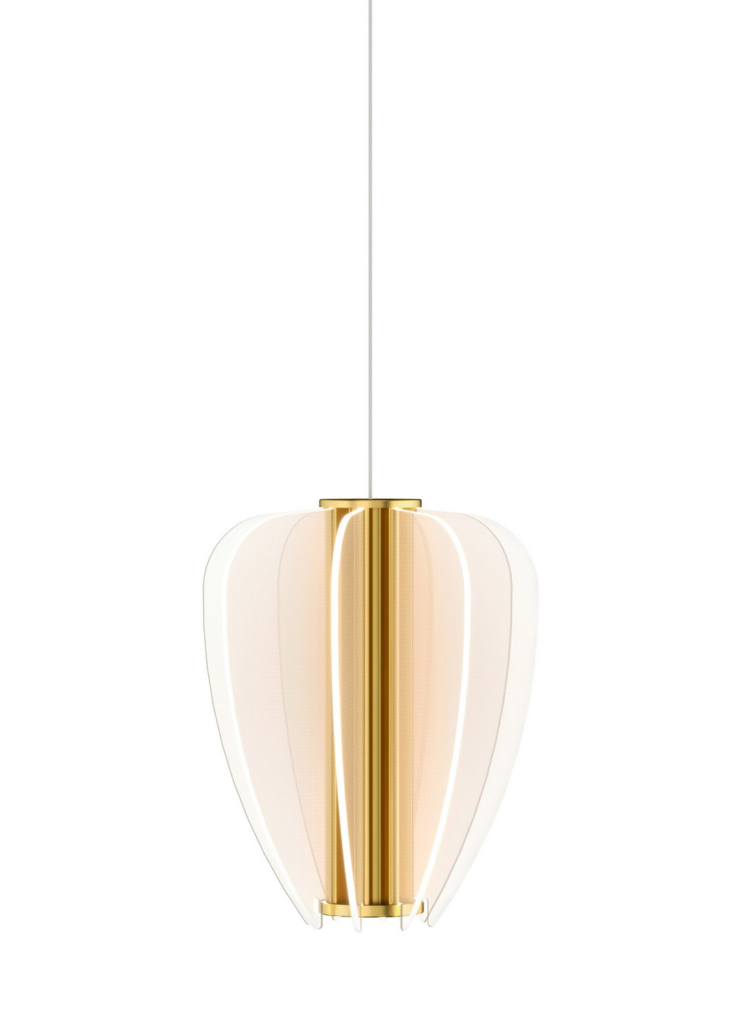 Visual Comfort Modern Nyra 700MONYRBR-LED930 Pendant Light - Plated Brass