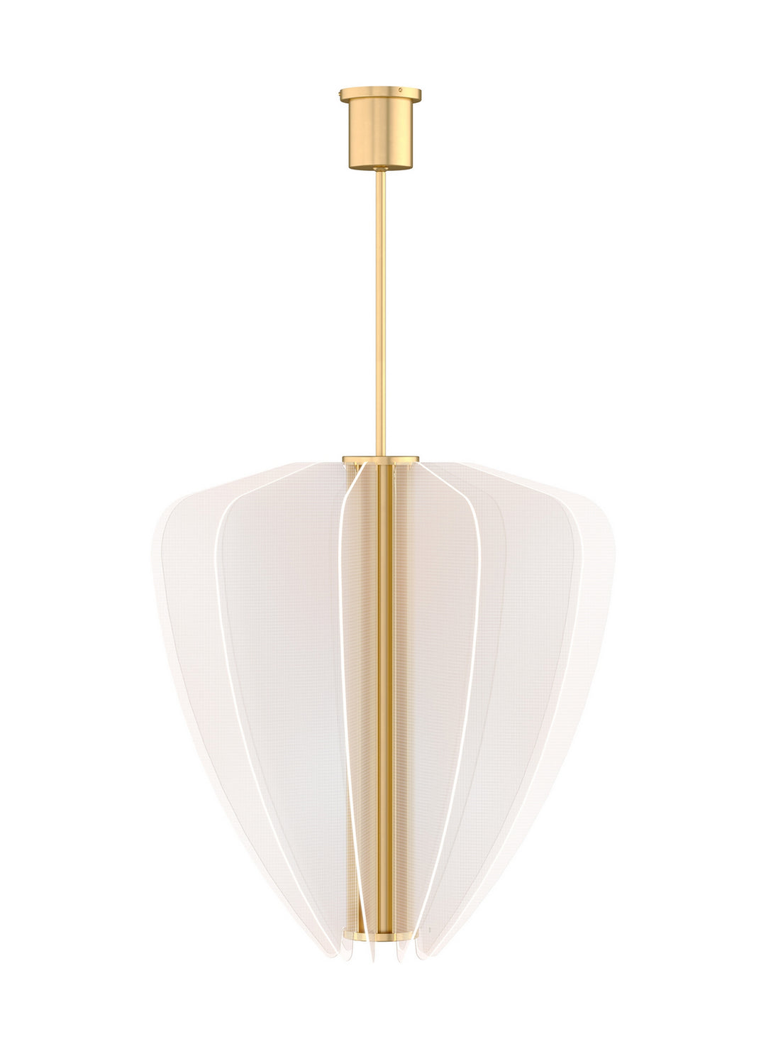 Visual Comfort Modern Nyra 700NYR30BR-LED930 Chandelier Light - Plated Brass