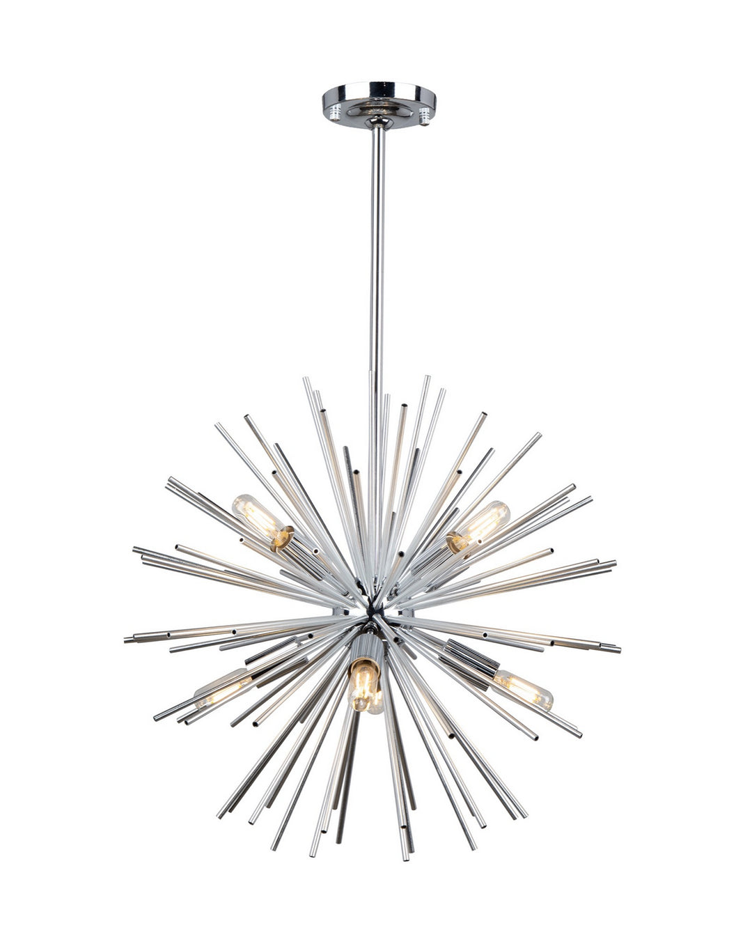 Artcraft Sunburst AC11443CH Chandelier Light - Chrome