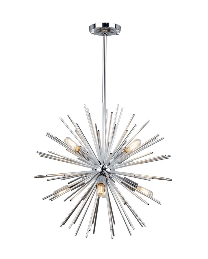 Artcraft Sunburst AC11443CH Chandelier Light - Chrome