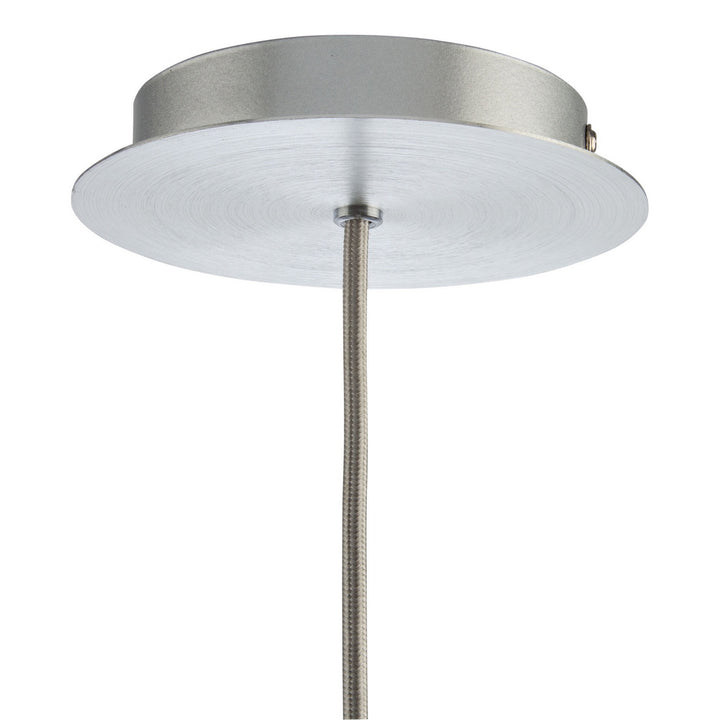 Artcraft Henley AC11520CL Pendant Light - Brushed Aluminum & Clear Glass