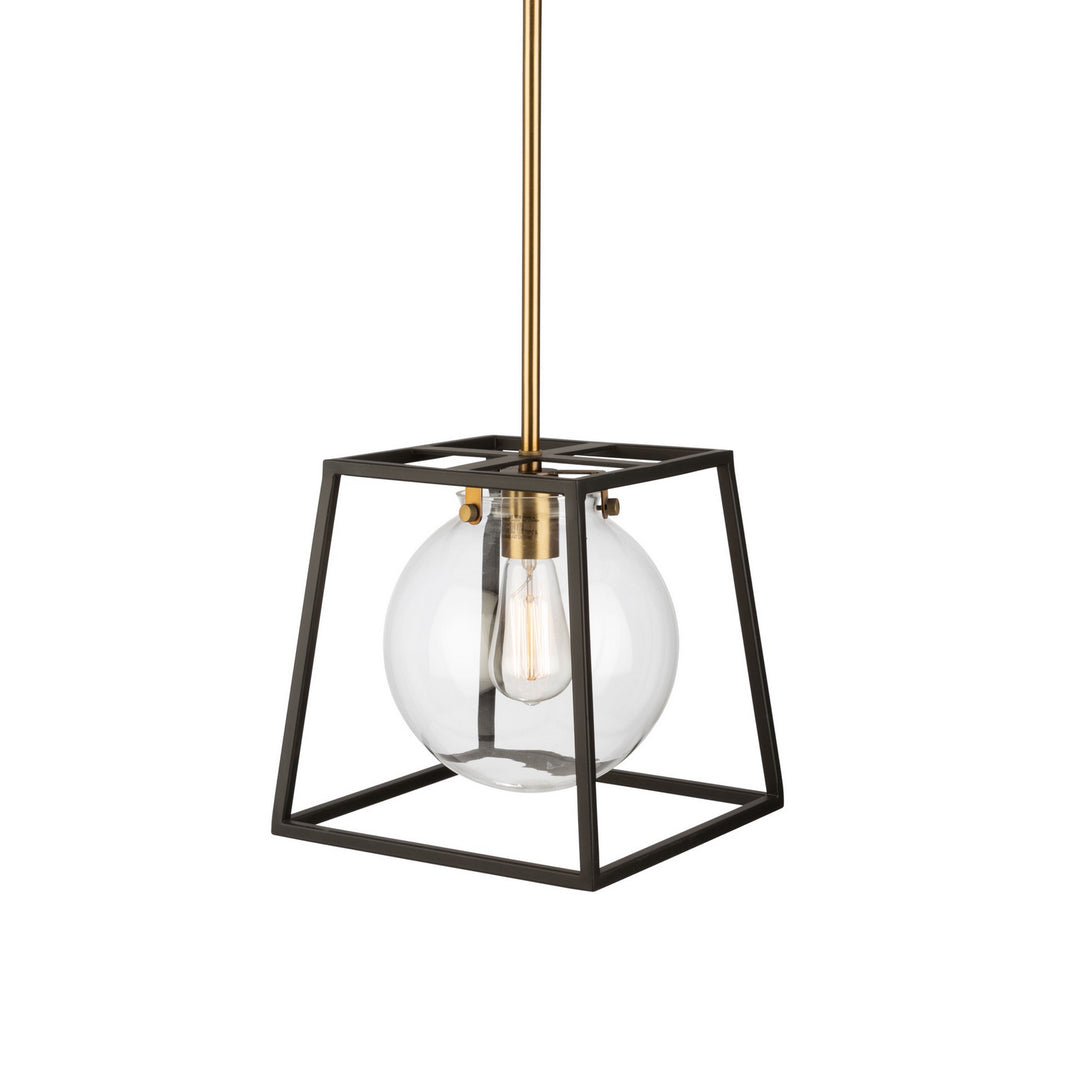 Artcraft Bridgetown AC11601VB Pendant Light - Black & Harvest Brass