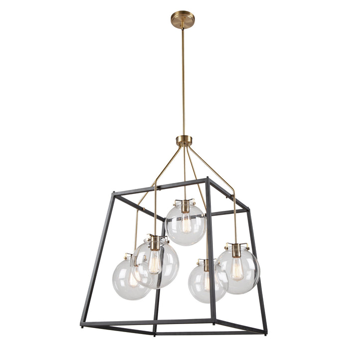 Artcraft Bridgetown AC11605VB Pendant Light - Black & Harvest Brass