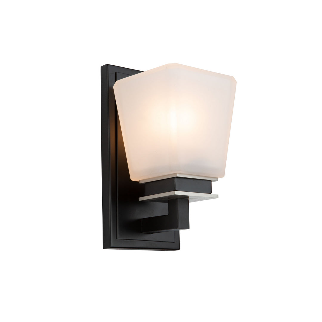 Artcraft Eastwood AC11611BN Wall Light - Black & Brushed Nickel