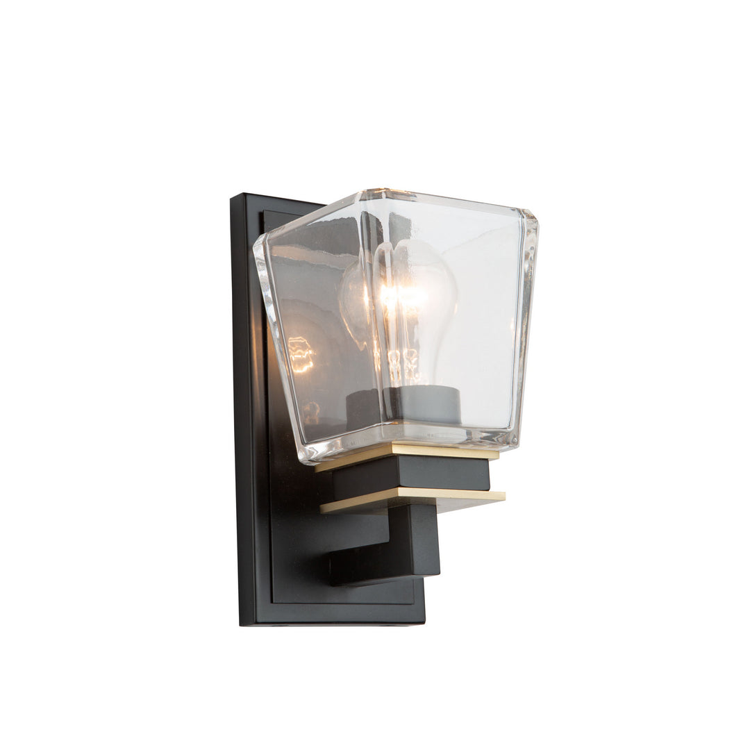 Artcraft Eastwood AC11611VB Wall Light - Black & Brass