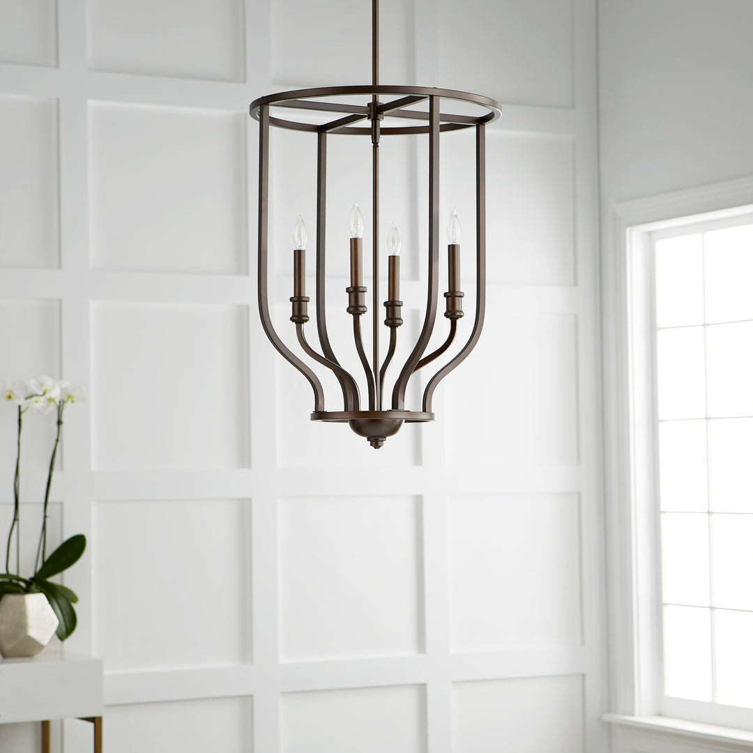 Quorum Richmond 6711-4-86 Pendant Light - Oiled Bronze