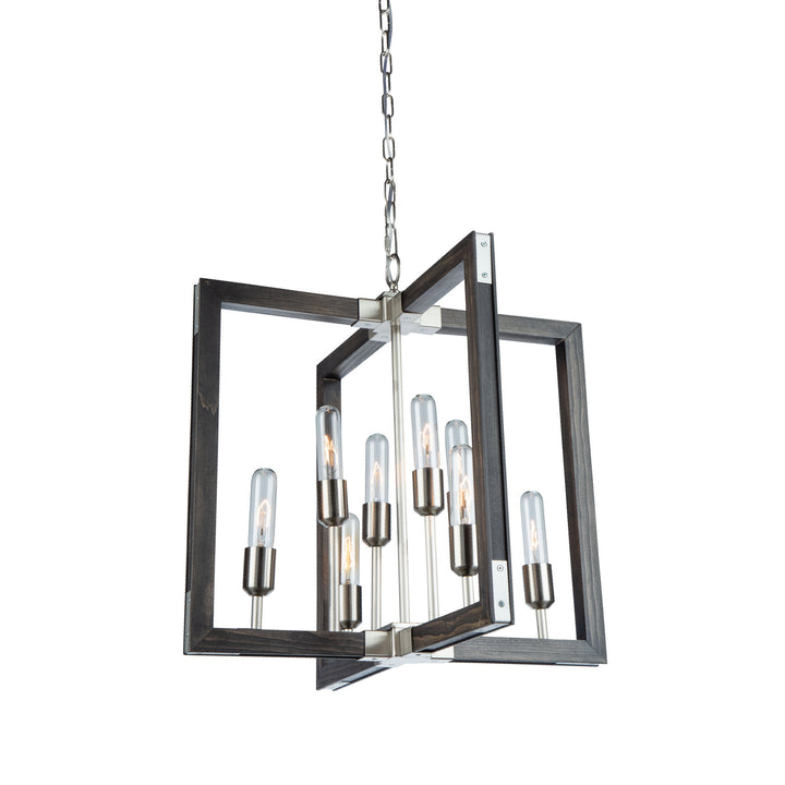 Artcraft Gatehouse AC11658BN Chandelier Light - Dark Pine & Brushed Nickel