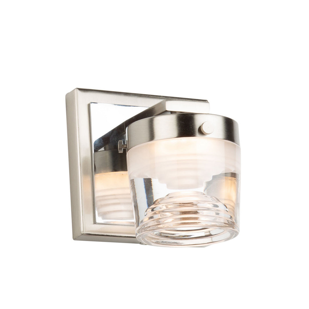 Artcraft Newbury AC7661CB Wall Light - Brushed & Polished Nickel