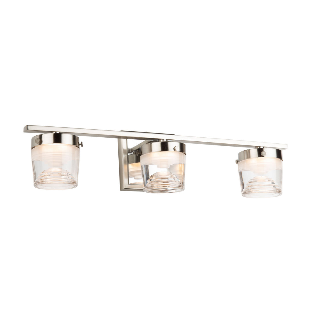 Artcraft Newbury AC7663CB Bath Vanity Light 22 in. wide - Brushed & Polished Nickel