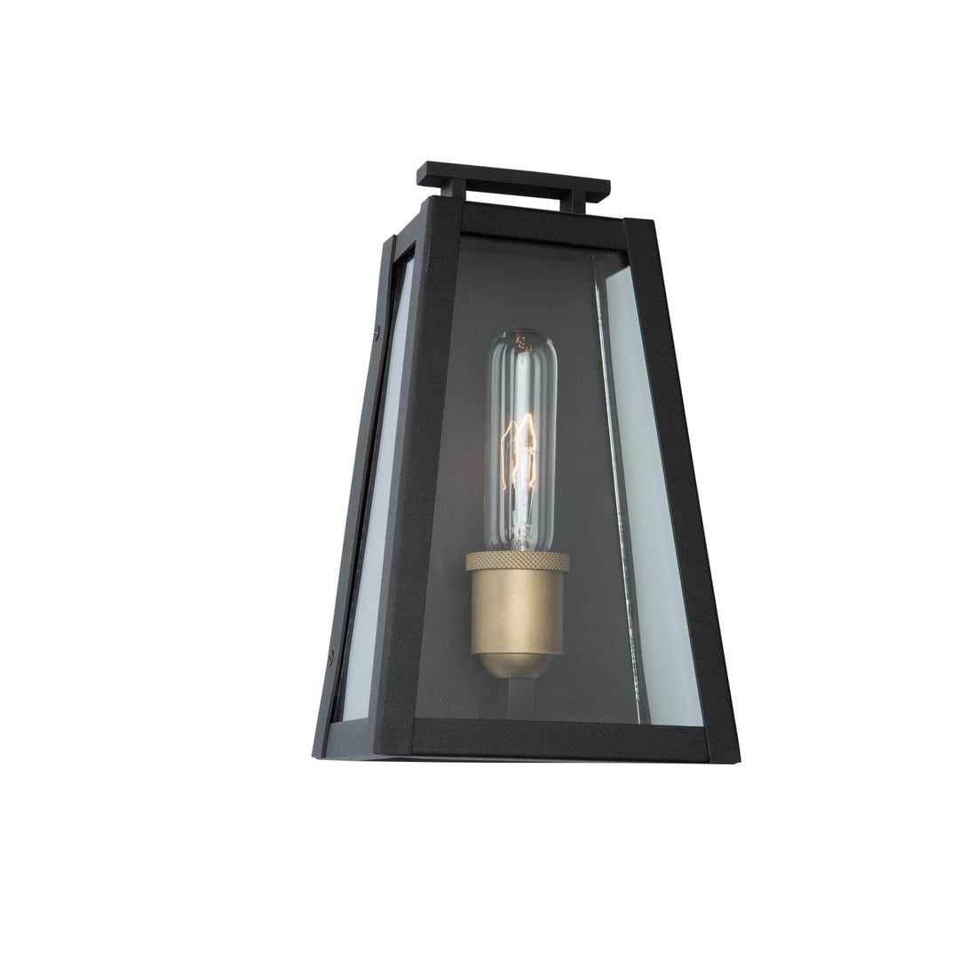 Artcraft Lighting AC8107BK Charleston One Light Outdoor Wall Mount Outdoor Black