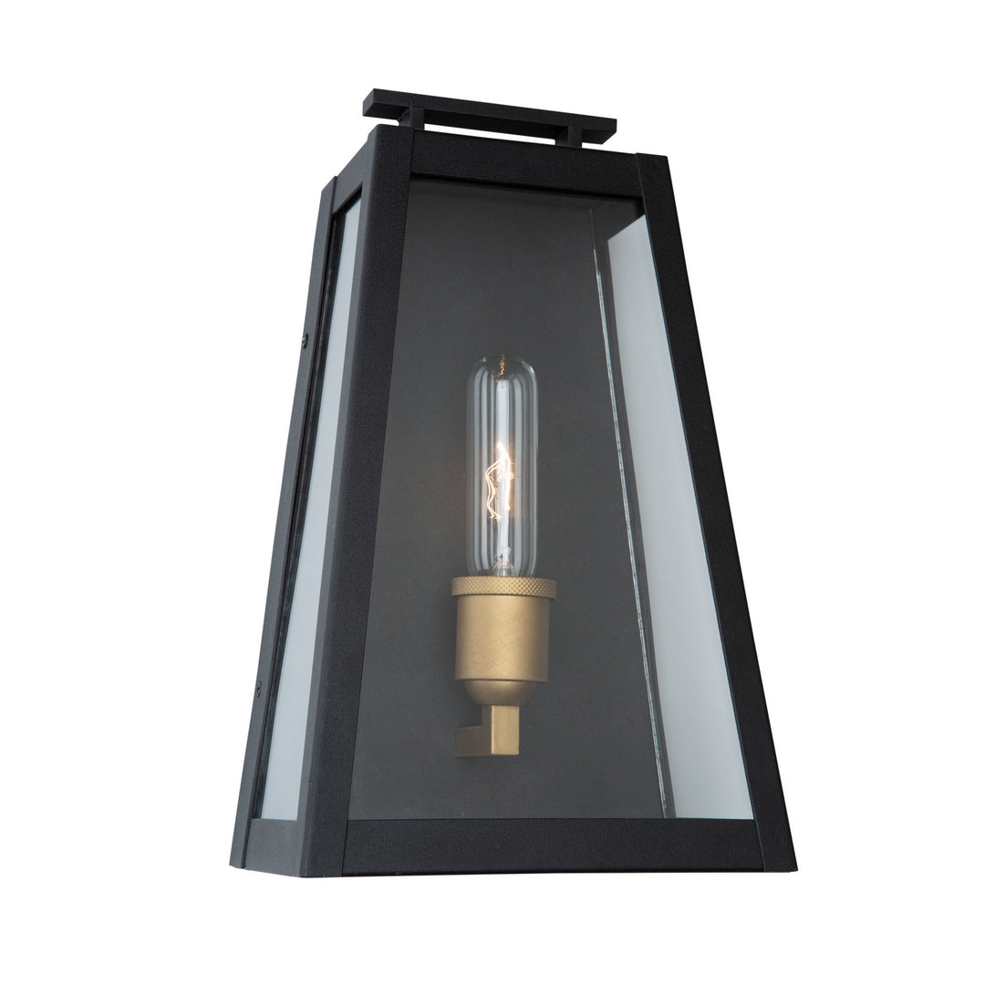 Artcraft Lighting AC8108BK Charleston One Light Outdoor Wall Mount Outdoor Black