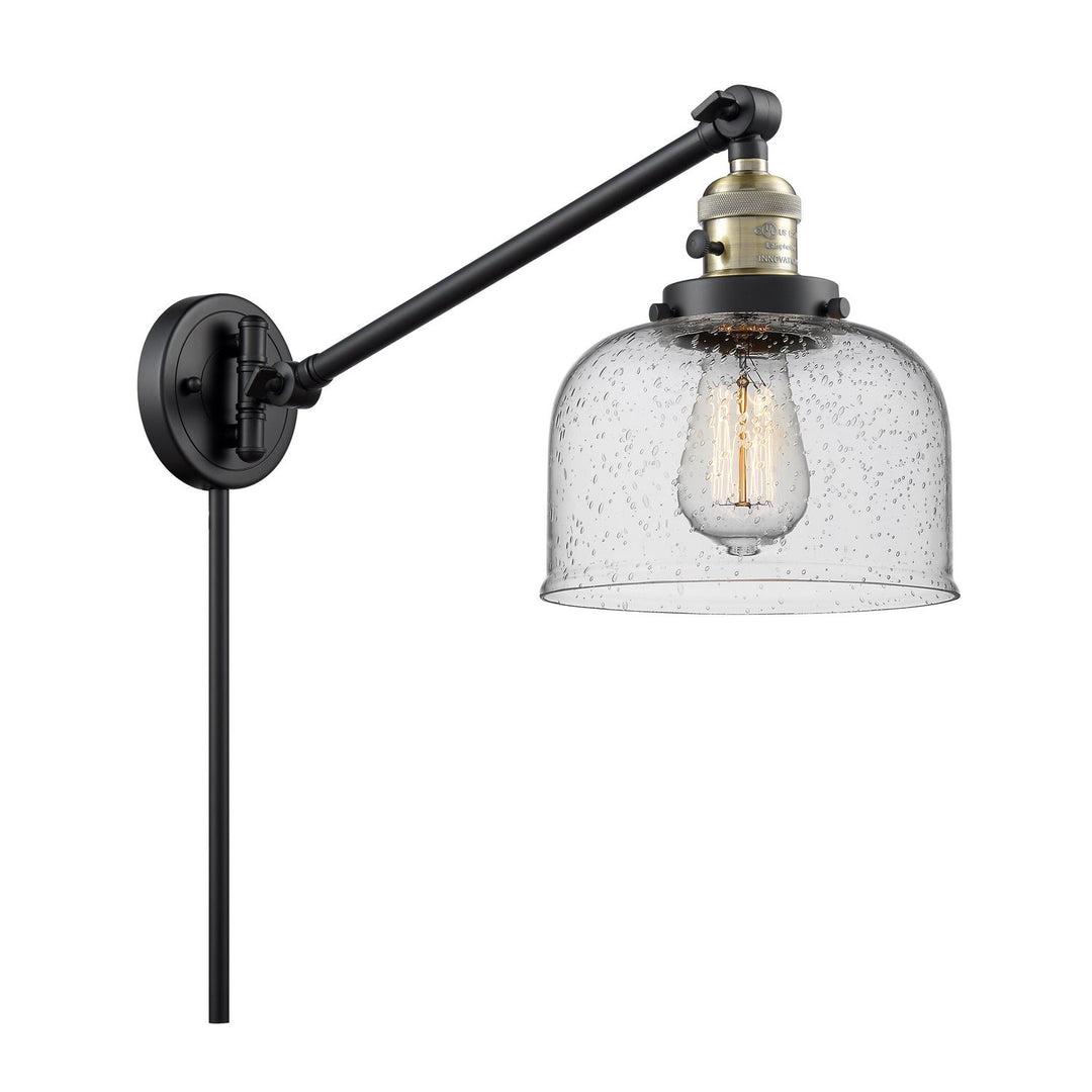 Innovations Lighting 237-BAB-G74 Modern Franklin Restoration Lamp Black Antique Brass