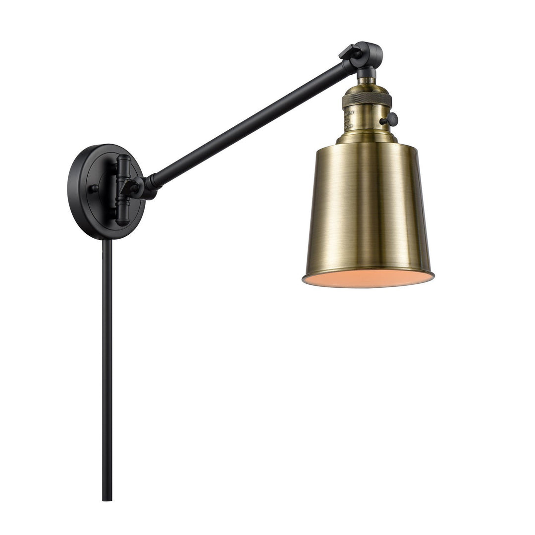 Innovations Lighting 237-BAB-M9-AB  Franklin Restoration Lamp Black Antique Brass