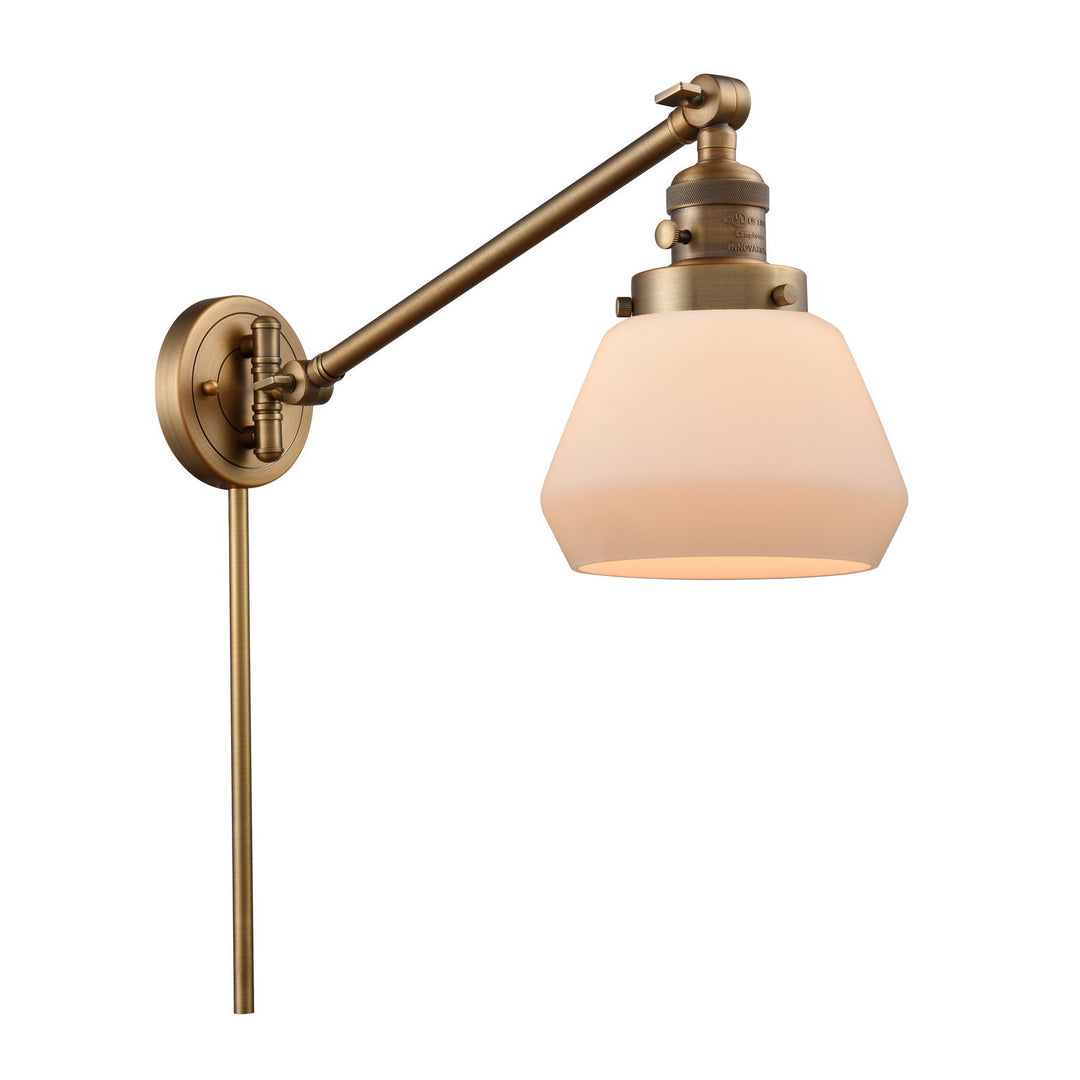 Innovations Lighting 237-BB-G171  Franklin Modern Restoration Lamp Brushed Brass