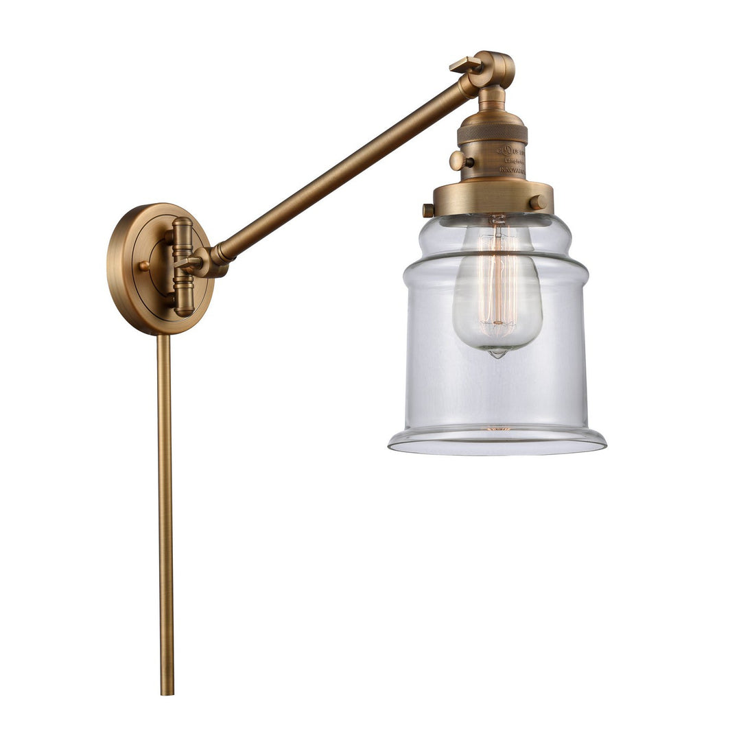 Innovations Lighting 237-BB-G182  Franklin Restoration Lamp Brushed Brass