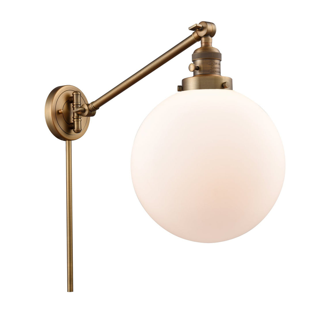 Innovations Lighting 237-BB-G201-10 Modern Franklin Restoration Lamp Brushed Brass