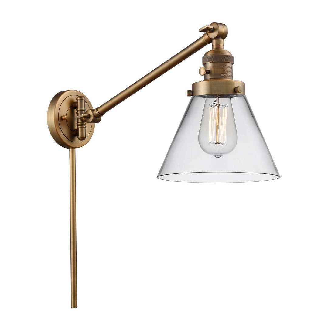 Innovations Lighting 237-BB-G42  Franklin Restoration Lamp Brushed Brass