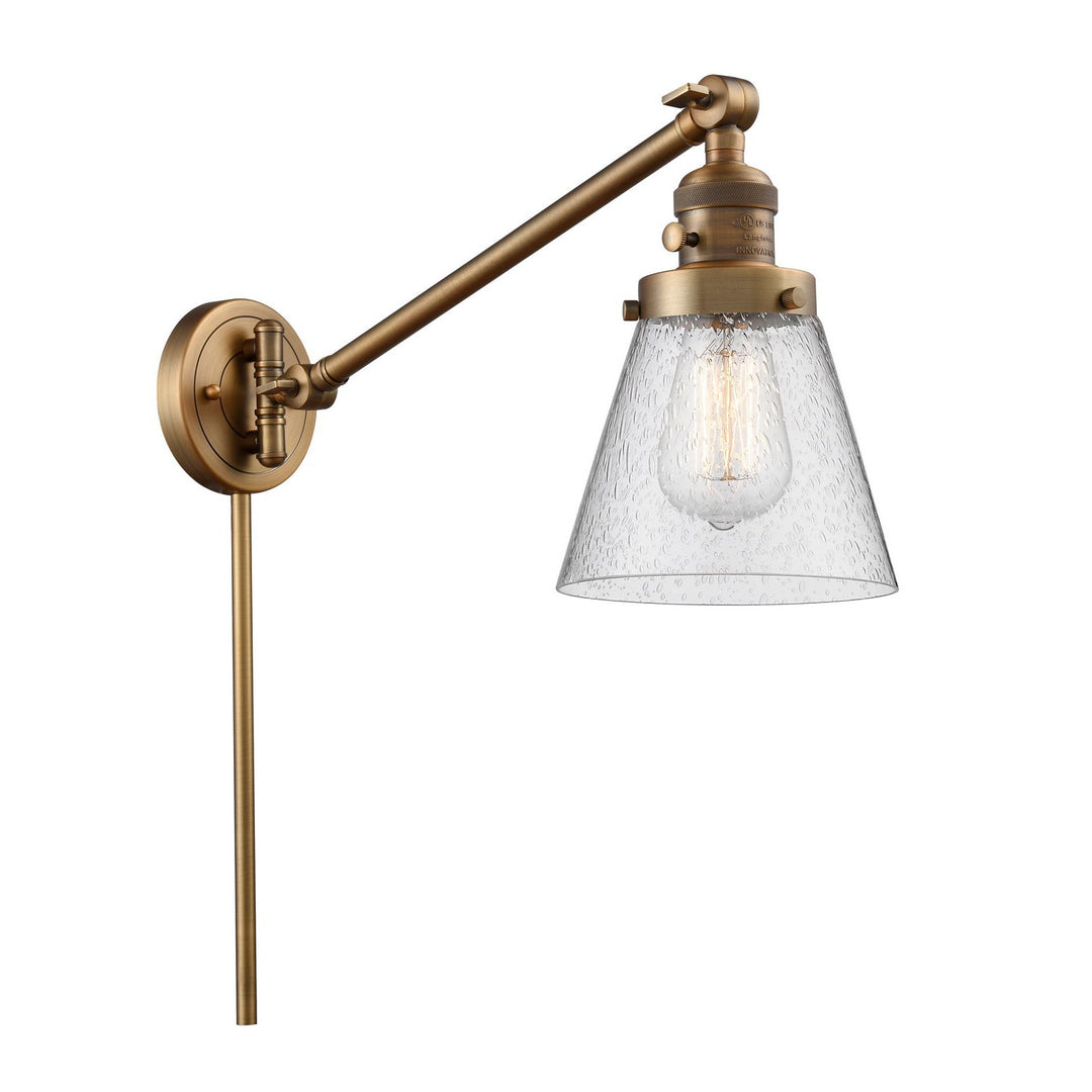Innovations Lighting 237-BB-G64  Franklin Restoration Lamp Brushed Brass
