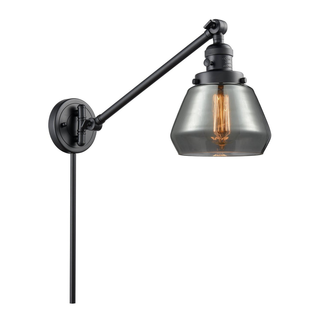 Innovations Lighting 237-BK-G173  Franklin Restoration Lamp Matte Black