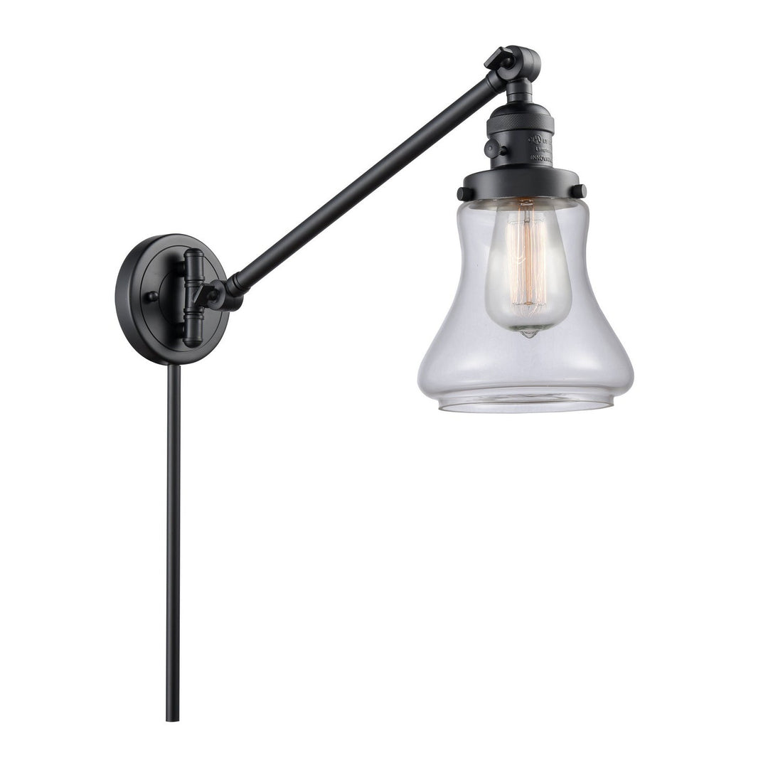 Innovations Lighting 237-BK-G192  Franklin Restoration Lamp Matte Black