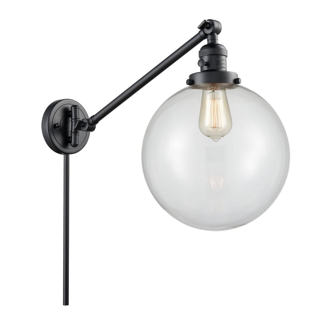 Innovations Lighting 237-BK-G202-10 Modern Franklin Restoration Lamp Matte Black