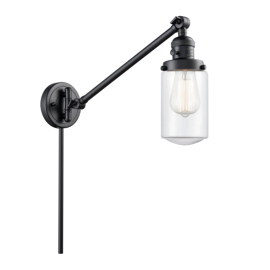 Innovations Lighting 237-BK-G312  Franklin Modern Restoration Lamp Matte Black