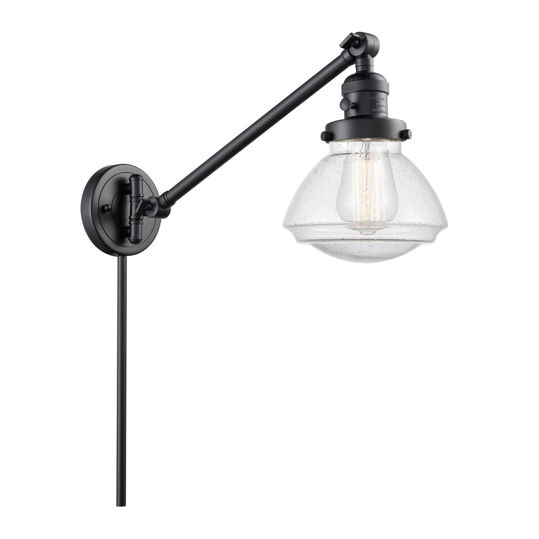 Innovations Lighting 237-BK-G324  Franklin Restoration Lamp Matte Black